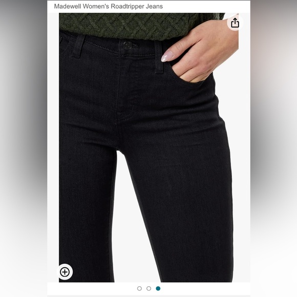 Madewell 9" Mid-Rise Roadtripper Skinny Jeans in Bennett Wash Size 26 - Picture 2 of 14